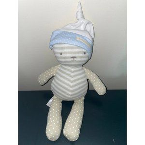 Baby Aspen Stripe Dot Knit Teddy Bear